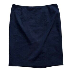 Anne Klein Navy Pencil Skirt 12